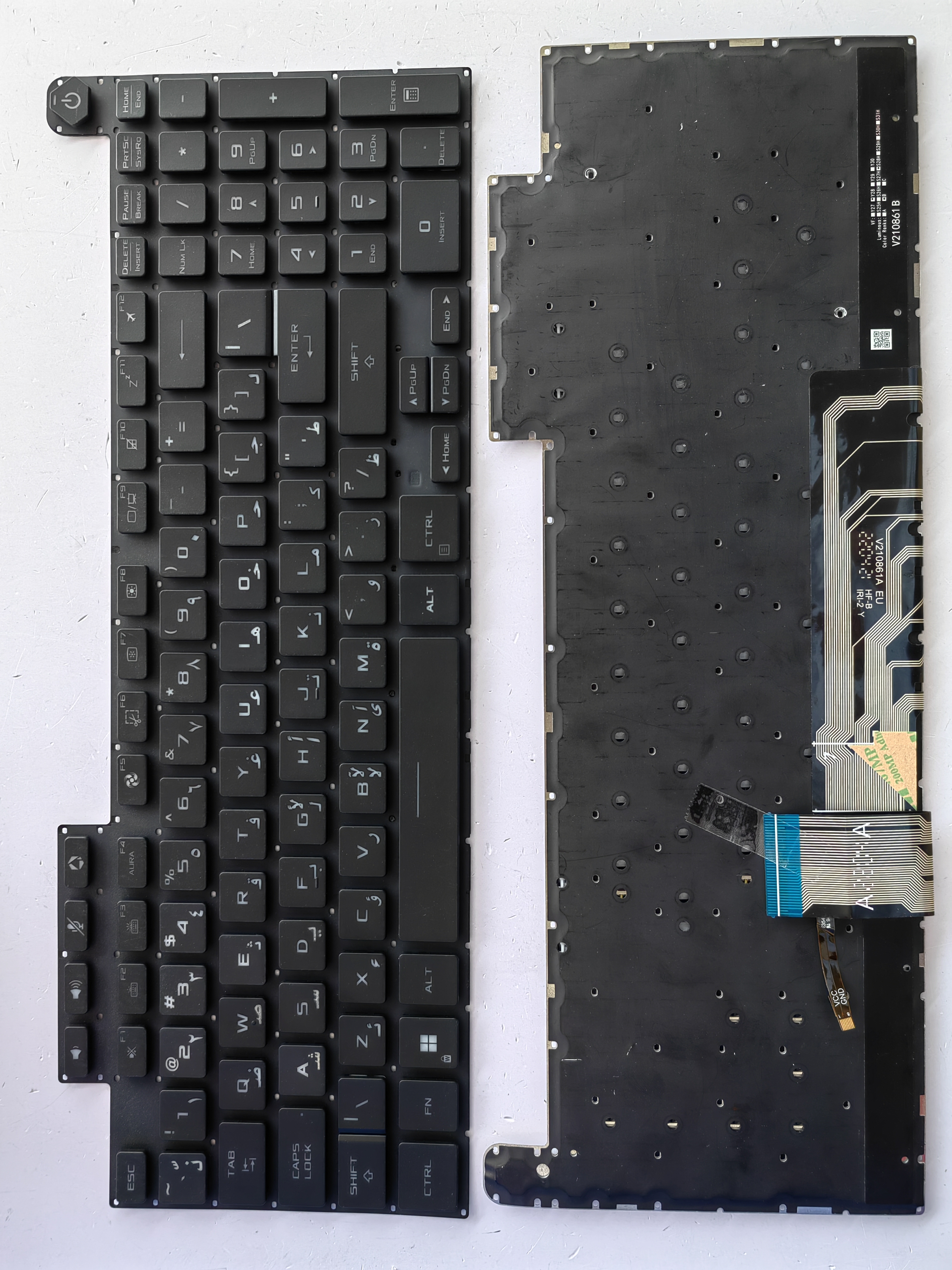 Picture of New Replacement Laptop Keyboard For ASUS FA617/FX607/FX617 BLACK Backlit AR Layout